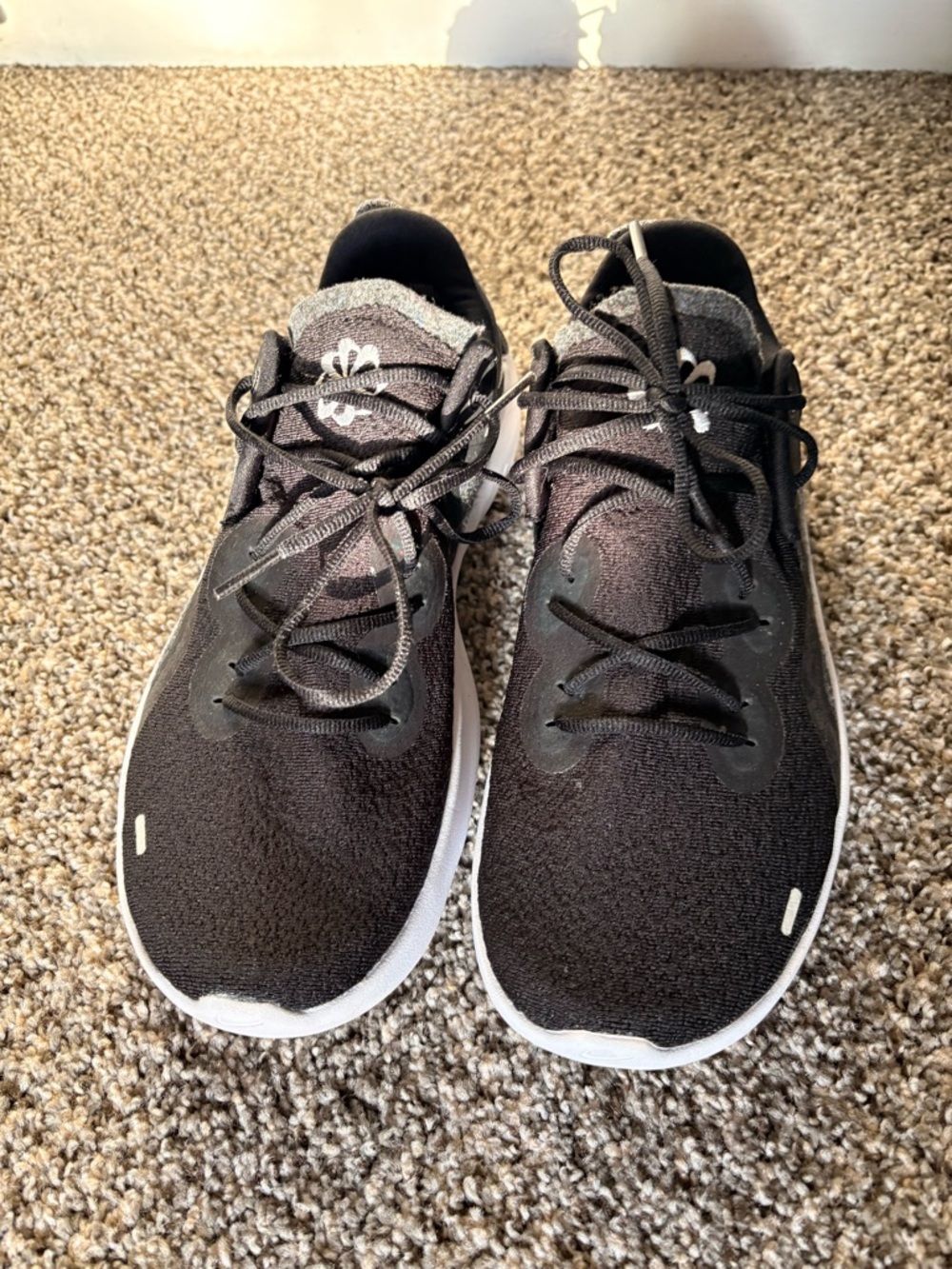 Nike Black and White Flex Slip-On Trainer